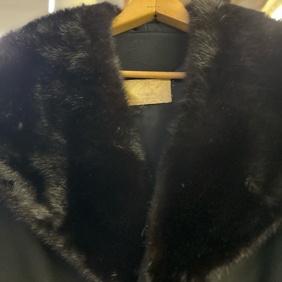 MARTHA PALM BEACH VTG BLACK COAT - Picture 6 of 9